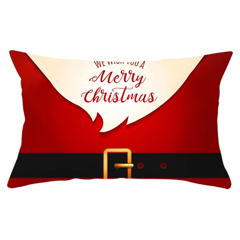 Christmas Cushion Cover 30x50cm Decorative Xmas Pillowcase Pillow Cover Home Decor Decoration Cushion Covers
