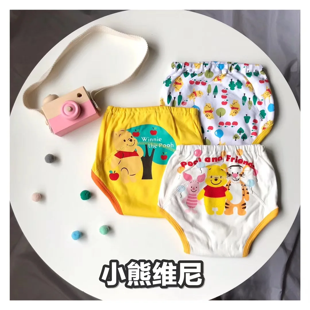 Baby waterproof 3-layer learning pants infant triangular underwear children's training pants