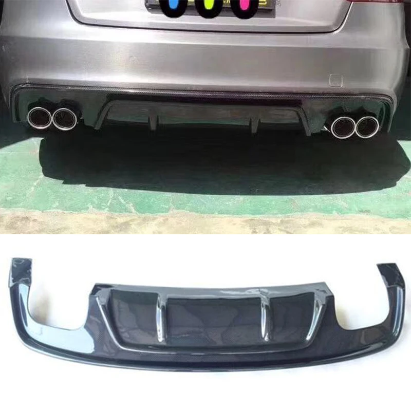 

S5 B8.5 S-Line RG Style Real Carbon Fiber Rear Bumper Diffuser for Audi S5 Sline 2009-2016 Sport Bumper Only