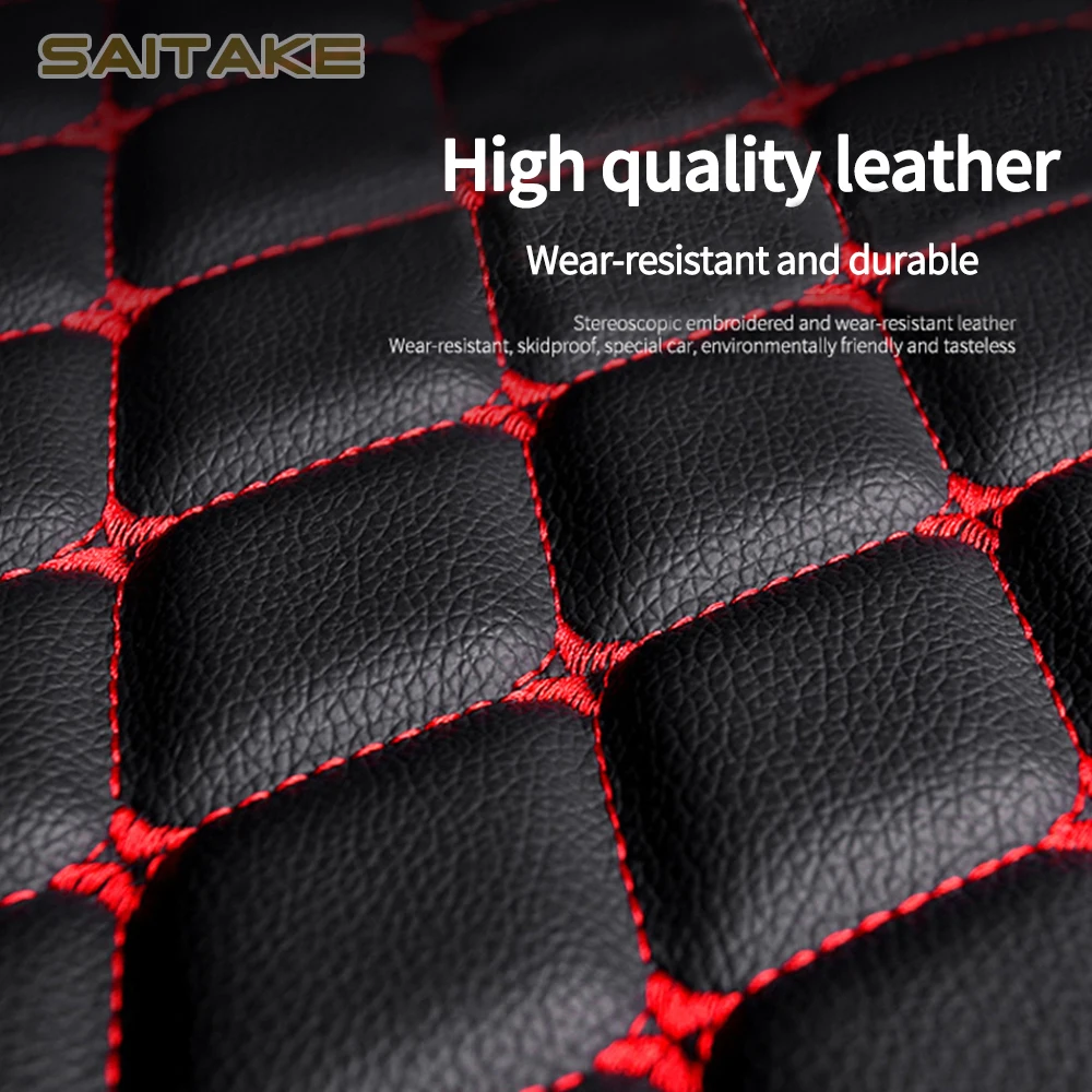 4PC Universal Car Floor Mats For Cadillac CT6 ATS DeVille XTS Escallade XT5 CTS STS DTS SLS XLR Auto Carpet Accessories 6 Colors