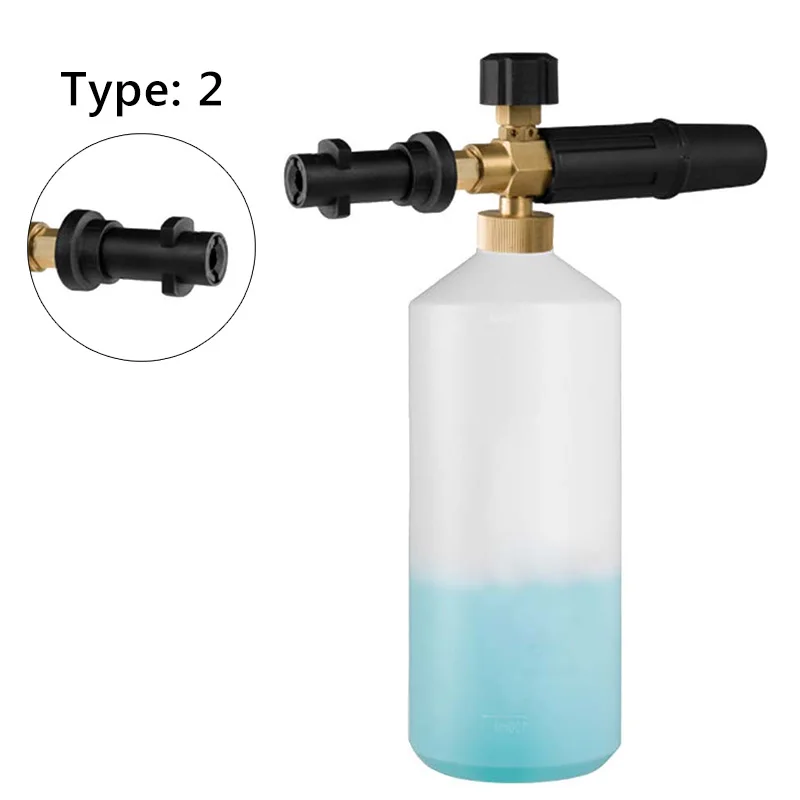 VODOOL High Pressure Foam Gun Car Washer Deep Cleaning Snow Foam Lance Foamer Generator For Karcher K2-K7 Series Cleaning Tool - Цвет: Type 2