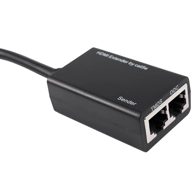 HDMI по RJ45 CAT5e CAT6 UTP LAN Ethernet расширитель повторитель 1080P 3D до 100 футов