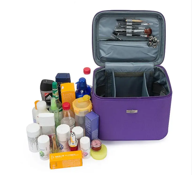 makeup storage suitcase