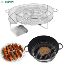 Bbq-Grill Smoker Chip Salmon Smoking-Box Cold-Smoke-Generator Stainless-Steel Fish Mini