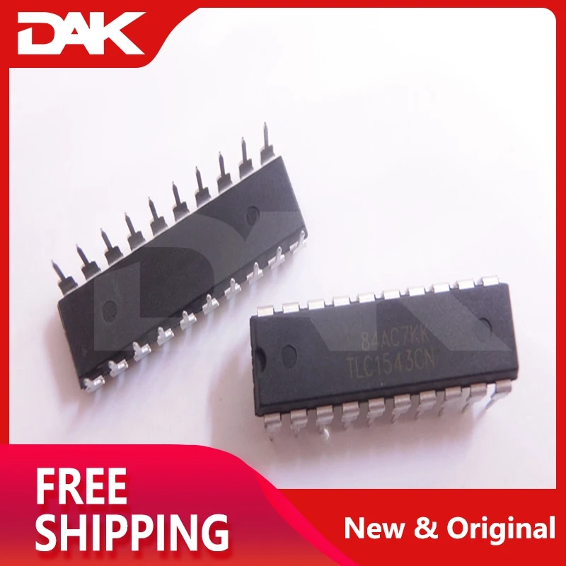 5 шт. TLC1543CN 10BIT 38 KSPS ADC S/O 20-DIP микросхема