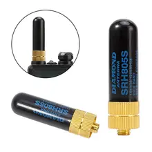 Antenne courte de talkie walkie SRH805S 4.5cm, SMA F femelle VHF/UHF pour BAOFENG UV 5R, accessoires de Radio bidirectionnelle, 1 pièce