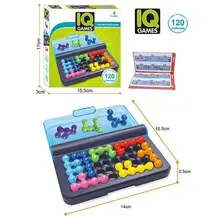 Классические головоломки Пирамида пластины 120 вызовы IQ жемчуг логическая игра ума головоломка бусины для детей развивающие игры игрушки