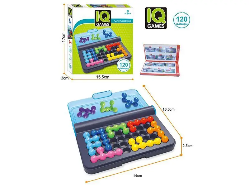 Classic Beads Puzzle Pyramids Plate IQ Mind Game Brain Teasers Educationals hlLD 