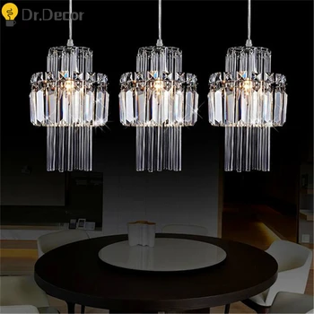 

Modern LED Pendant Light Suspension Luminaire Living Room Pendant Lamp Kitchen Hanglamp Industrial Lamp Crystal Light Fixtures