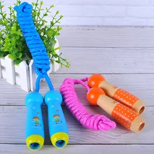 Деревянная Регулируемая Скакалка для детей, молодых студентов, взрослых, Скакалка для одного человека, детский сад, раннее детство, образовательная