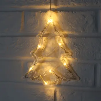 

Sucker Lamp Deer Bell Stars LED Home Decoration Holiday Lighting New Arrival Warm White Festival Window Light Christmas
