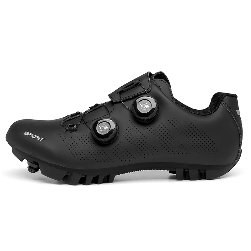 MTB Cycling Shoes with Cleats Men Road Bike Boots Speed Flat Sneaker Racing Women Outdoor Sports SPD Mountain Bicycle Footwear