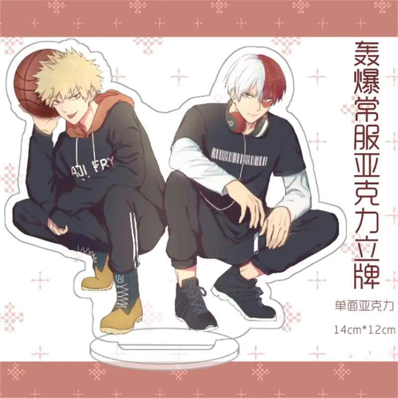 Японское аниме мой герой училища Todoroki Shoto Bakugou костюм кацуки для косплея фигурка