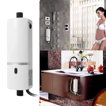 

Instant Heating Tankless Electric Water Heater Hot 220V 3000W Quick Heating Constant Temperature Under Sink Tap Faucet