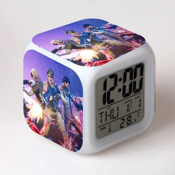 

For My friends New movie picture digital alarm Clock Thermometer Date Time Night Light