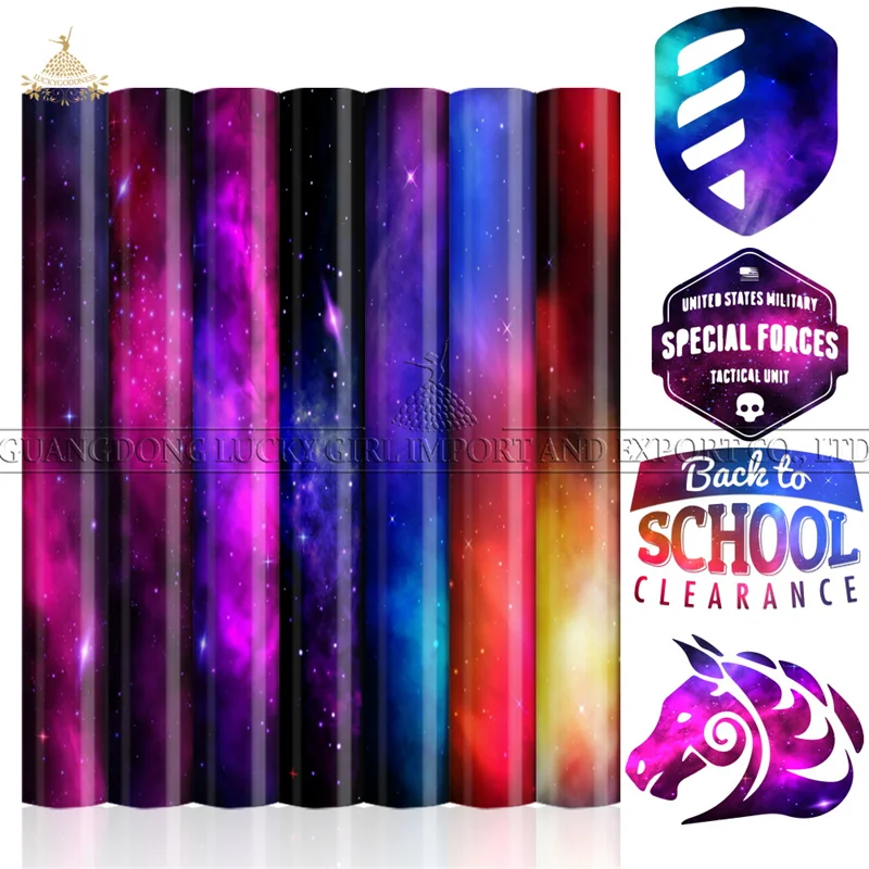 Lucky Goddness Cielo Stellato Carta Per Trasferimento A Sublimazione 1 Pz 12X12 "Inchiostro Per Trasferimento Infusibile Cricut Mug Press Transfer Per