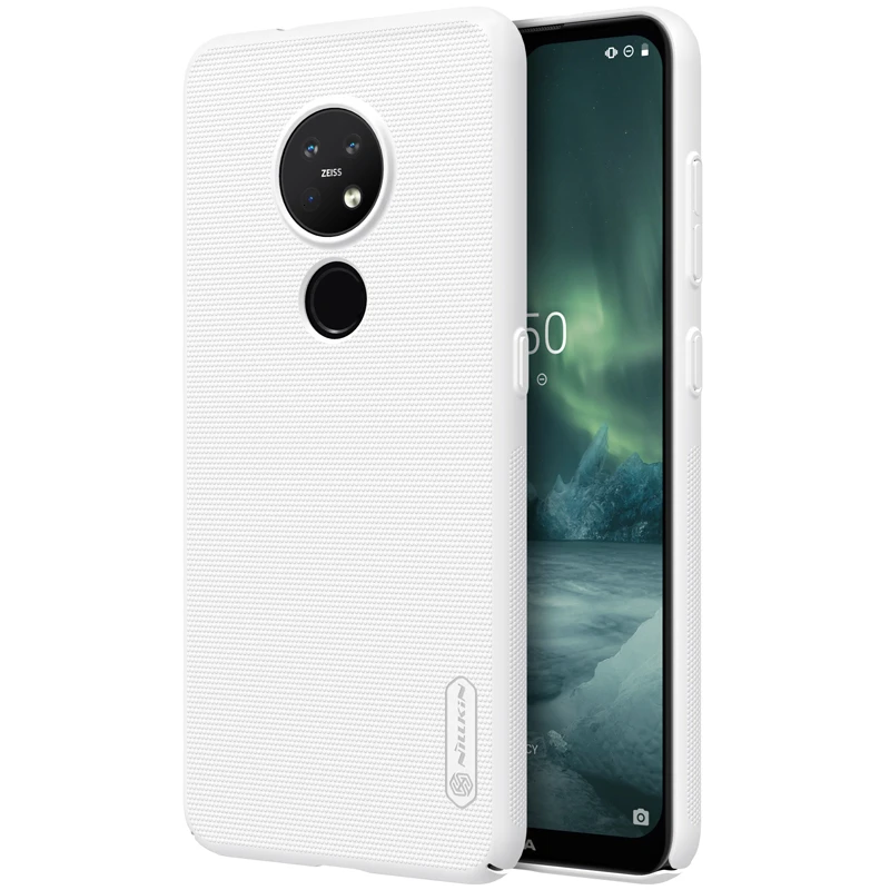 Чехол NILLKIN для Nokia 7,2, чехол для Nokia 6,2, суперматовый защитный жесткий чехол из поликарбоната, чехол для Nokia 7,2/6,2 - Цвет: White