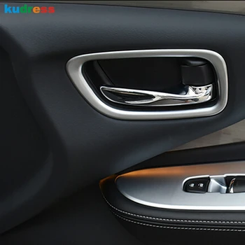 

For Nissan Murano 2015 2016 2017 2018 ABS Matte Steel Inner Door Handle Cover Catch Bowl Trim Frame Decoration Accessories