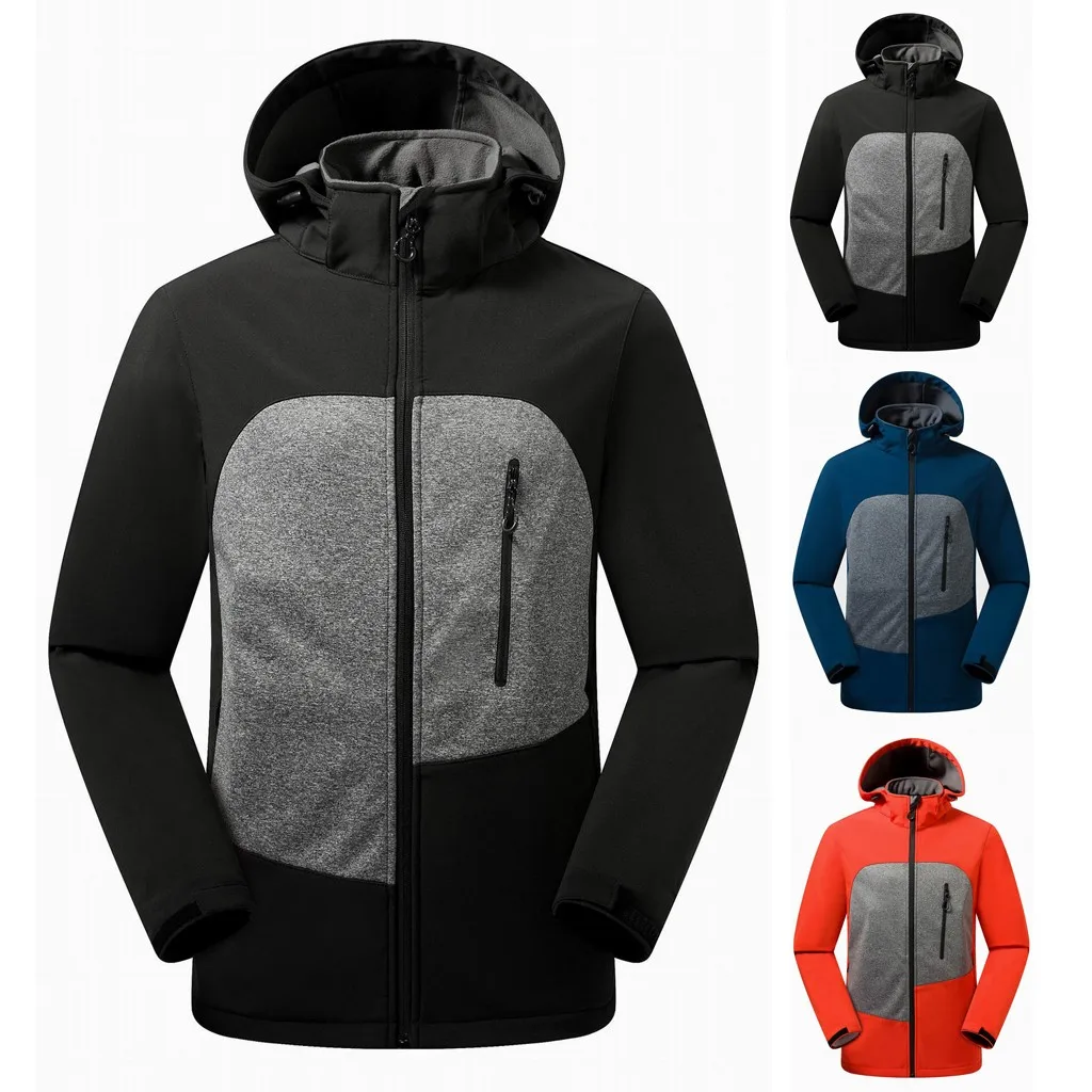Куртки для сноуборда, лыжный костюм, мужские осенние зимние повседневные модные водонепроницаемые теплые спортивные куртки с капюшоном#301014