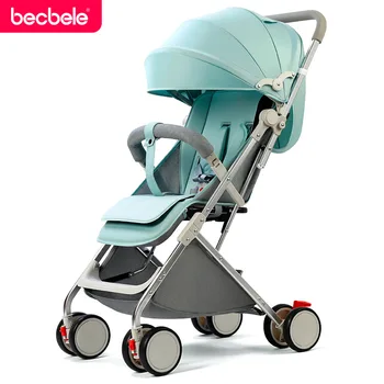

Lightweight aluminum alloy stroller can sit reclining portable folding umbrella stroller baby stroller newborn travel stroller