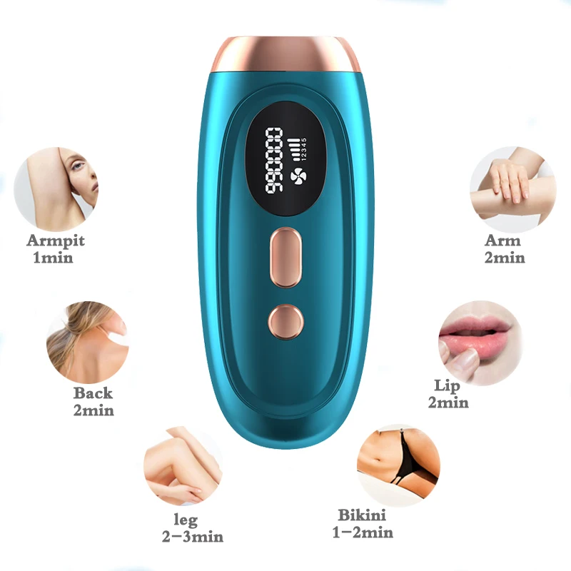 

IPL Hair Removal Laser Epilator For Women 500000 Flash LCD Display Ice Cool Body Bikini Painless Ipl Laser Hair Removal Machine