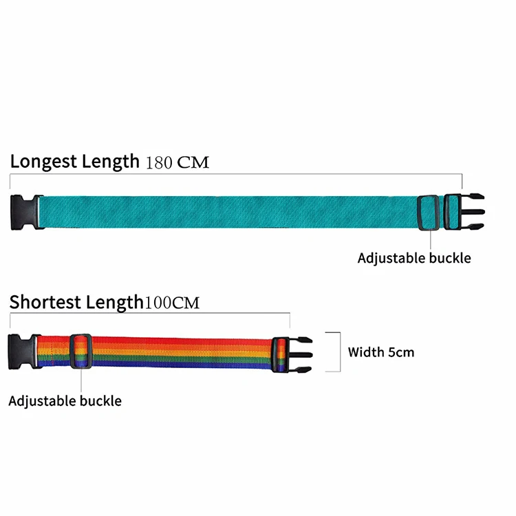 DIHFXX, 7 цветов, регулируемый нейлоновый замок, дорожный багажный ремень, защитные аксессуары для путешествий, чемодан, упаковочный ремень viaje