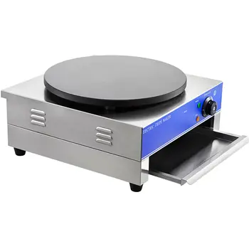 

40cm Diameter Square Commercial Electric Crepe Maker Pancake Machine 3KW Crepe Maker