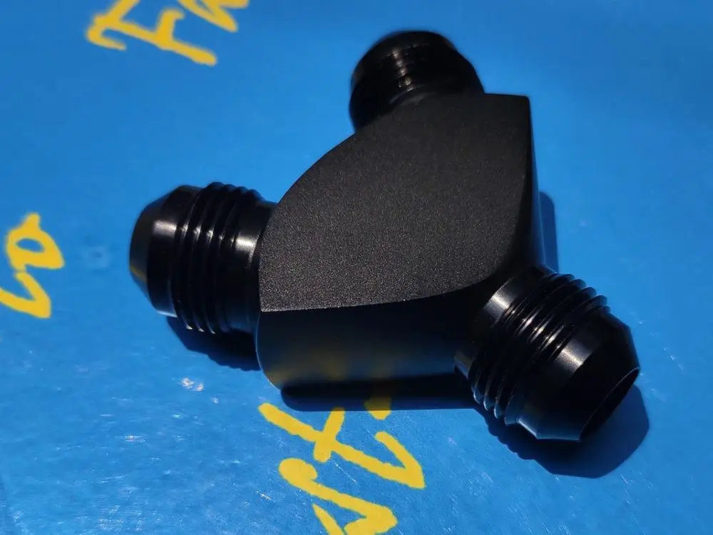 3 Way 3 4 16unf Thread 8an An8 An 8 Flare Tee To An8 8an An 8 Male Adaptor Adapter Aluminum Fittings For 044 Fuel Pump Fuel Supply Treatment Aliexpress