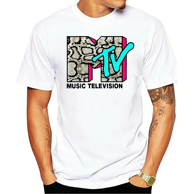 Футболка в винтажном стиле Музыкальный TelevisionI Want My Music TV 90sOldie Men | Мужская одежда