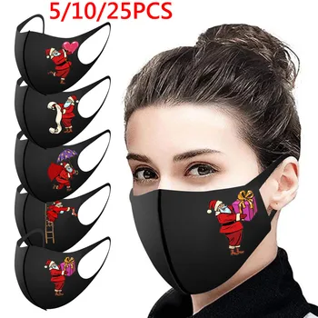 

Mascarilla 5/10/25PCS Adult's Prints Protection Face Mask Windproof Reusable Washable Outdoor Cycling Earloop Mask Facemask 2020