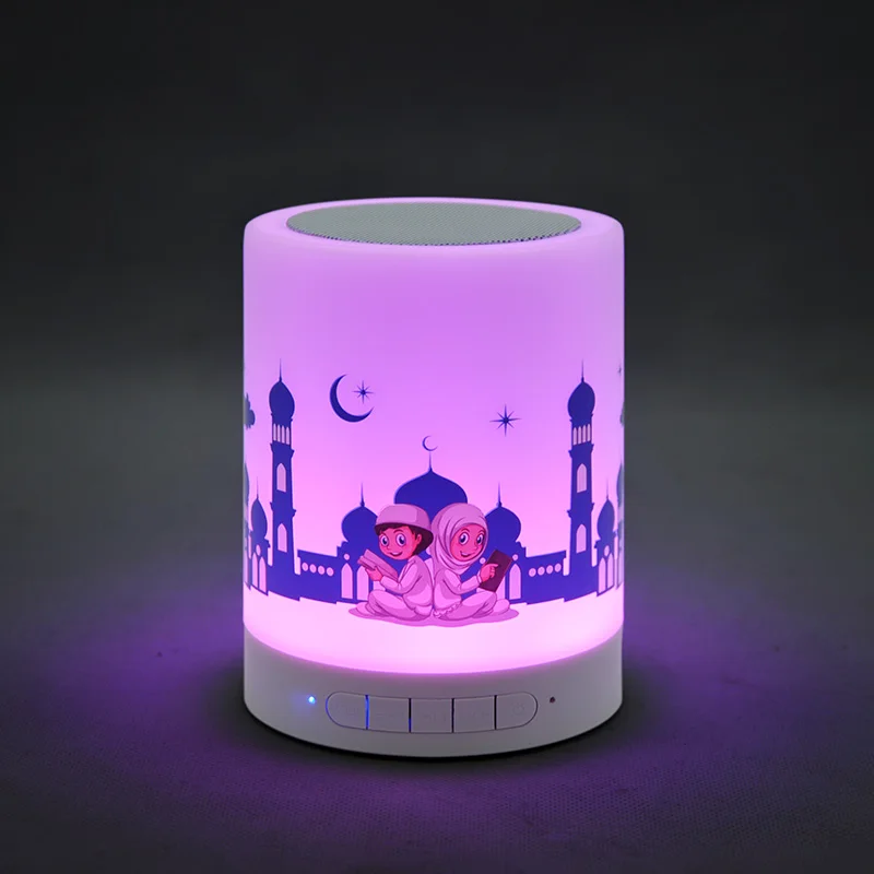 Telawah Quran Speaker Wireless Bluetooth Kids Muslim Touch Speakers Remote APP Control Adhan Speaker Ramadan Gift