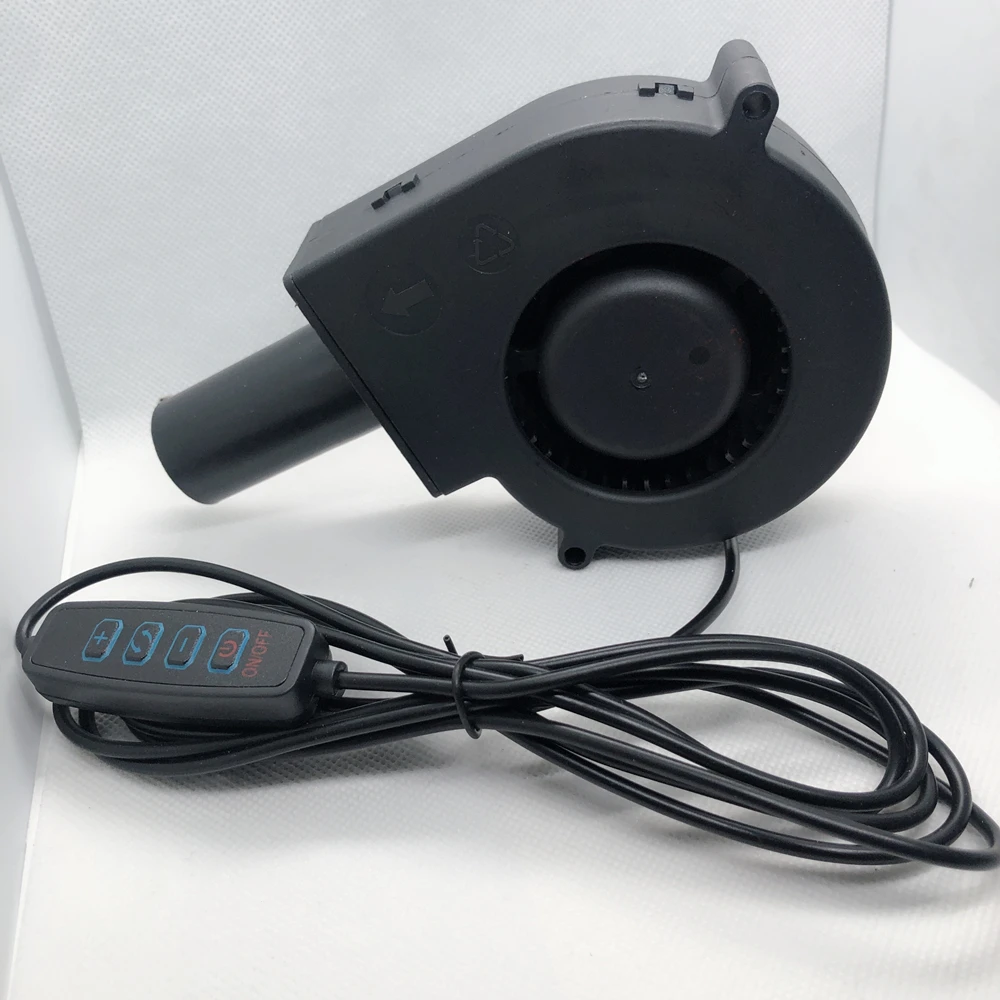 Usb 9733 Grande Volume de ar Turbina com Saída de ar Ventilador Fogão a Lenha Churrasco Fogão Doméstico Pequeno 9.7cm Exaustão Ventilador 5v Ventiladores e resfriadores - Imagem 4