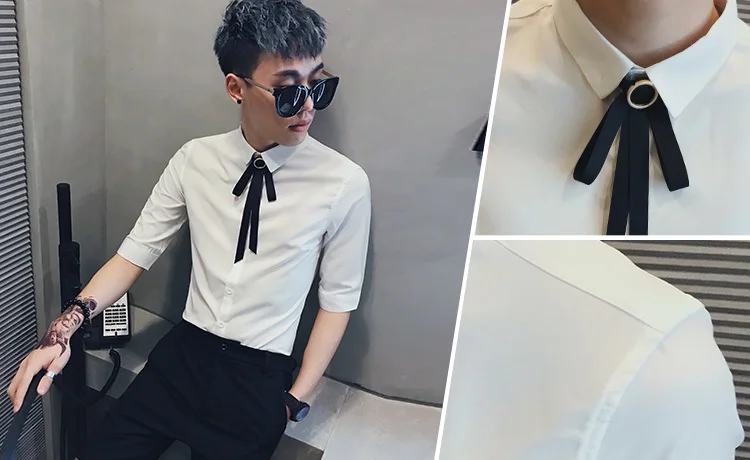 Camisa Masculina, мужская рубашка с коротким рукавом,, мужская повседневная приталенная рубашка, свадебные рубашки, смокинги для ночного клуба, рубашки, Chemise Homme