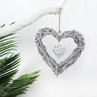 Convenient Heart Ornament Lightweight Window Hanging Pendant Creative Ornamental Decorative Heart Shape Chic Pendant 2