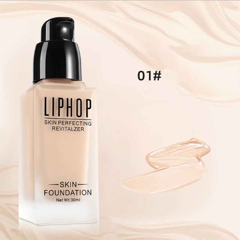 Moisturizing Long-lasting Liquid Foundation Control Oil Shrink Pores Liquid Concealer Base Makeup Maquillaje*u
