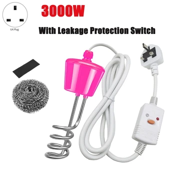 オンライン 3000ワットの電力浸漬給湯器sボイラーポータブル電気温水加熱ロッドのための水泳プール