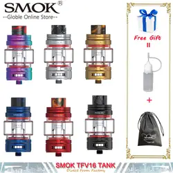 Аутентичный SMOK TFV16 бак 9 мл электронная сигарета распылитель 510 нить TFV 16 сетка катушки испаритель VS TFV12 принц танк