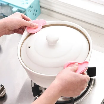 

Butterfly Kitchen Silicone Heat Insulation Clip Glove Casserole Pan Holder Magnetic Fridge Clamp Plate Bowl Oven Finger Gloves