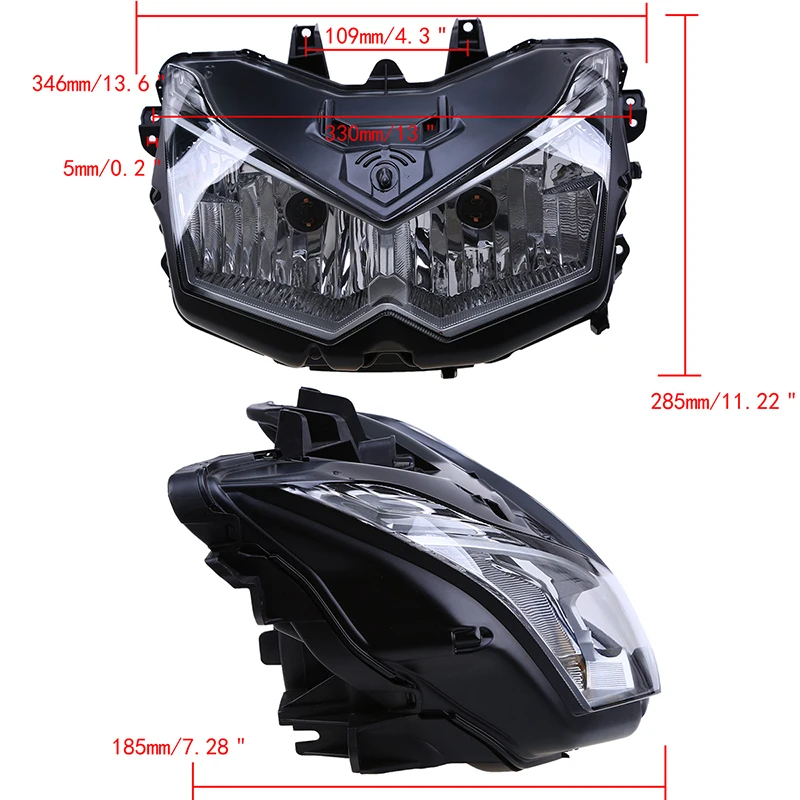 Чехол для передней фары мотоцикла POSSBAY Для Кавасаки Z1000 2010 2013|housing cover|housing casehousing z1 |