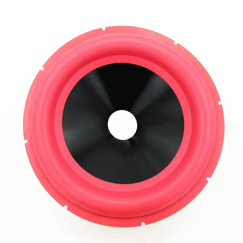 

I KEY BUY 2pcs 12" Subwoofer Paper Cone 305mm 52 Core Red Thicken Rubber Edge Speaker Accessories
