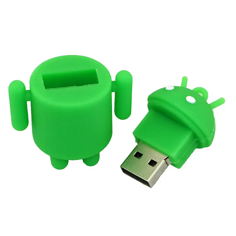 Реальная емкость флеш-накопитель мультфильм милый Android Робот 4 Гб 8G16GB USB флеш-накопитель Забавный BB8 Монстр карта памяти Флешка подарки