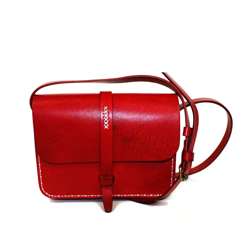 

Longway Origional 2016 New Style First Layer Tree Lamb Cowhide Retro Square Sling Bag Multi-color Shoulder Bag