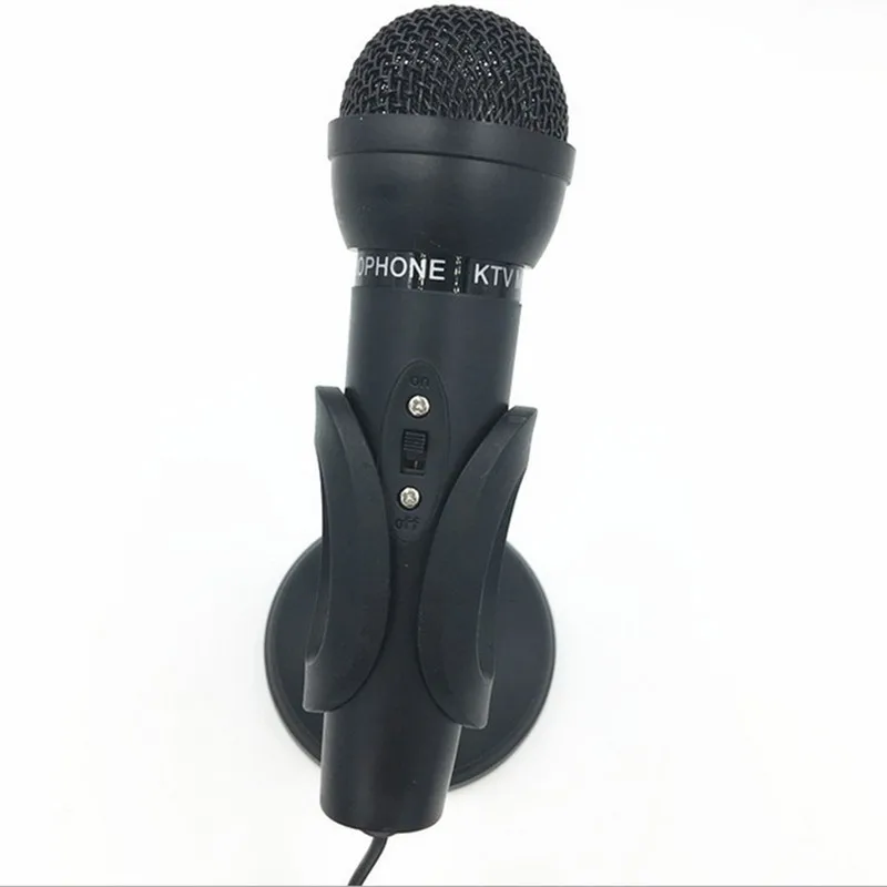 With Holder EDAL PC Notebook Laptop Microphone 2.1 for Video Chatting KTV 3.5mm New