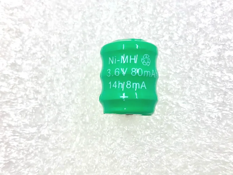 4 шт. Ni-MH аккумулятор 3,6 V 80mAh 15X18mm аккумуляторная батарея