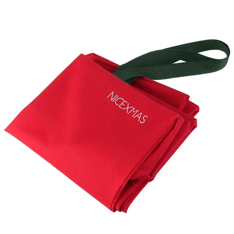 

NICEXMAS Holiday Christmas Tree Storage Bag Roomy Zippered Bag for Artificial Christmas tree with Handles (Red)
