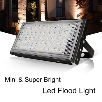 

LED Flood Light 50W 220V Floodlight IP65 Waterproof Outdoor Wall Reflector Lighting Garden Square Spotlight led Street Lamps
