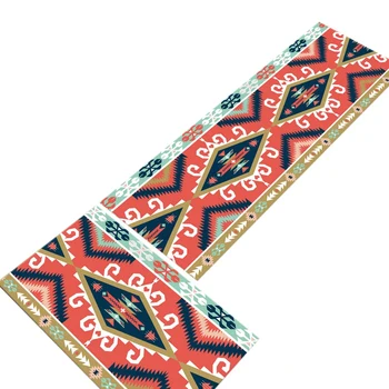 

2 Pcs Geometric Pattern Mats Bath Carpet Floor Mat Home Entrance Doormat Absorbent Bedroom Living Room Floor Mats Kitchen Rugs B