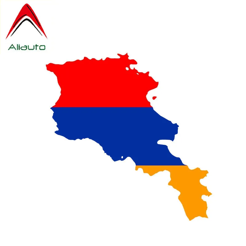 Aliauto Personality Armenia Flag Автомобильная наклейка светоотражающая Водонепроницаемая