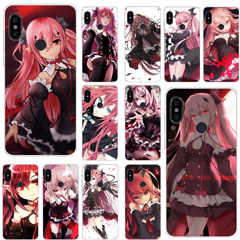

Mobile Phone Case For Xiaomi Redmi K20 Pro 7 GO S2 7A 4A 4X 5 5A 6 6A Cover Krul Tepes Seraph Of The End Shell