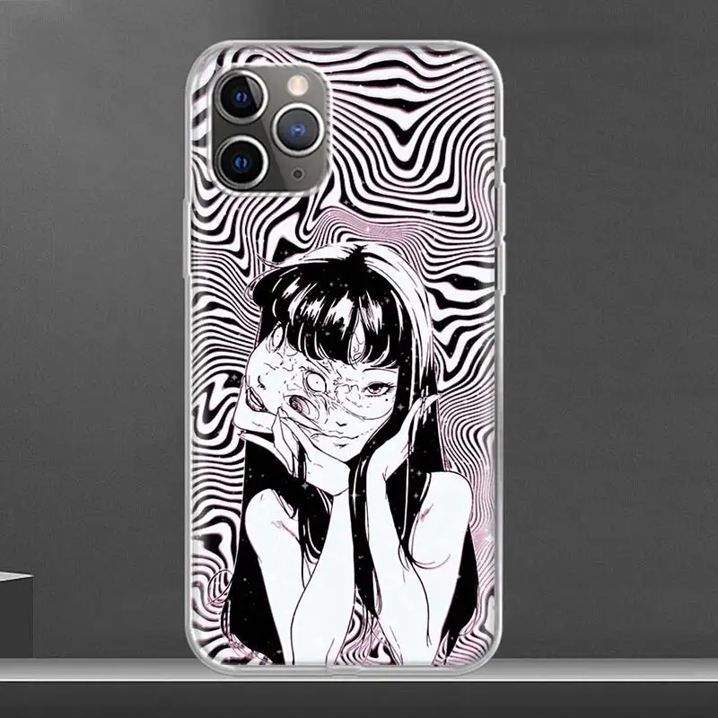 Anime Dark Manga Aesthetic Soft Phone Case For IPhone 11 12 13 14 Pro MAX  15 Ultra XR X XS Mini Apple 8 7 Plus 6S SE 5S Fundas - AliExpress